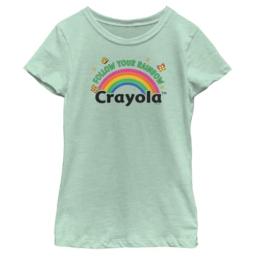 Girl's Crayola Follow Your Rainbow Logo T-Shirt