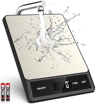Mik-Nana Food Scale, Kitchen Scale, 11lb/5kg, 1g Precision, Tare Function