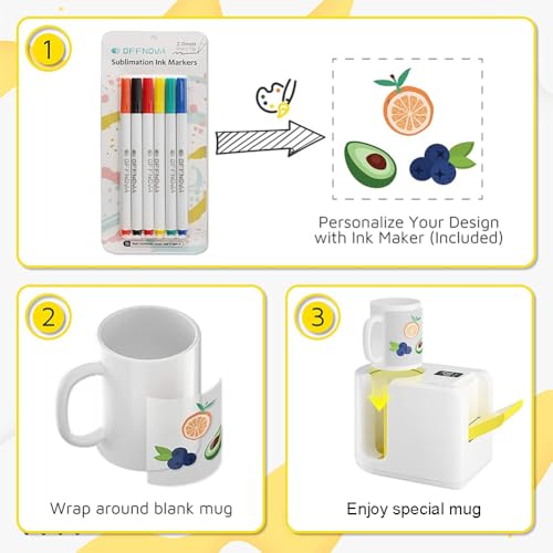 Máquina automática portatil para sublimación de tazas 11oz miniatura 4