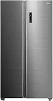 Geladeira Side by Side 511L Inverter Cor Inox Conectada Midea MD-RS710FGD461-127v