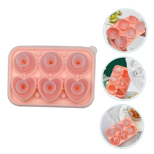 Moldes de Hielo Silicona Rosa y Corazón con Tapa miniatura 6