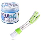 DURABLE FOR USE: The cleaning gel is reusable and can be used for many times until the gel get black, and it will not leave the glue on the surface when you use it. But remember put it back the box and store in dry and cool place.