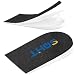 SQHT Adjustable Orthopedic Heel Lift - Height Increase Insoles for Leg Length Discrepancies and Achilles Tendonitis, Heel Cushion for Heel Pain, Heel Spurs (Black)
