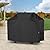 Unicook Grill Cover 60 Inch for Outdoor Grill, Heavy Duty Waterproof BBQ Cover with Side Handles and Air Vents, Weather Resistant, Compatible with Weber Charbroil Nexgrill Kenmore Gas BBQs, Black