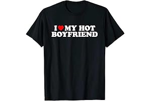 I Love My Hot Boyfriend Shirt I Heart My Hot Boyfriend T...