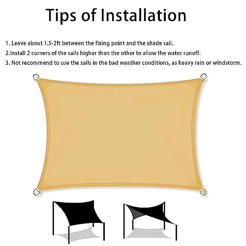 Vela Ombreggiante Impermeabile 1.4 x 1.4 m