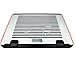 JUGTL Refroidisseur Ordinateur Portable Pad di Raffreddamento per Laptop da Gioco per Laptop da 10-19 Pollici con Ventole Silenziose Doppie Porte USB 2.0 con Luce RGB