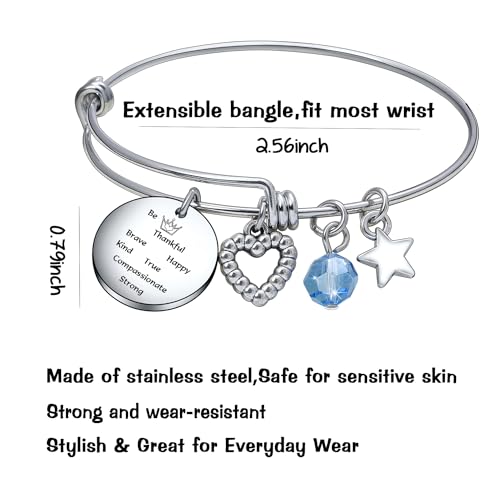 De&ai Inspirational Gift for Bestie Daughter Cousin Bracelet for Women Adult2