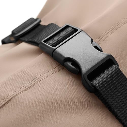 HUNTER Hundemantel UPPSALA, Farbe: taupe, 2in1 Design mit herausknüpfbarem Innenfutter, wasserabweisend, reflektierende Paspeln, geschlossene Bauchseite, optimaler Sitz, Größe: 25