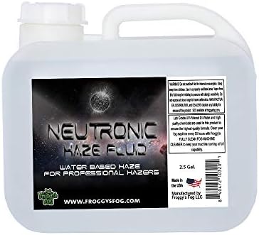 Froggys Neutronic Haze  Fluid - Specially Formulated Haze Liquid - 2.5 Gallons / 9.46 Liters