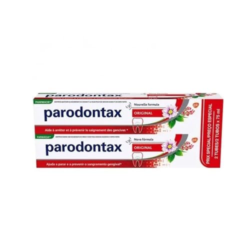 Parodontax Original Dentifricio Quotidiano con Fluoro, Confezione da 2 x 75 ml