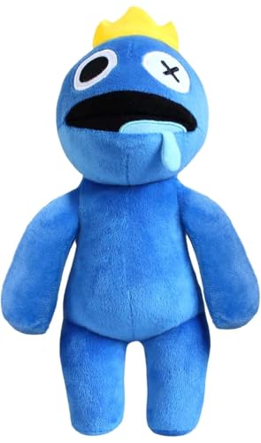 wiztex Regenbogen Freunde Plush - Cute Stuffed Toy Rain-Bow Friend Stuffed Animal | Beautifully Animated and Inspired by Rain-Bow Friends (Blue Rain-Bow Friendss)