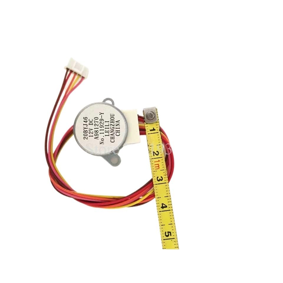 Air Conditioner Motor Stepping air Conditioner Motor 20BYJ46 12V 16V 20-25cm Length(5pcs)