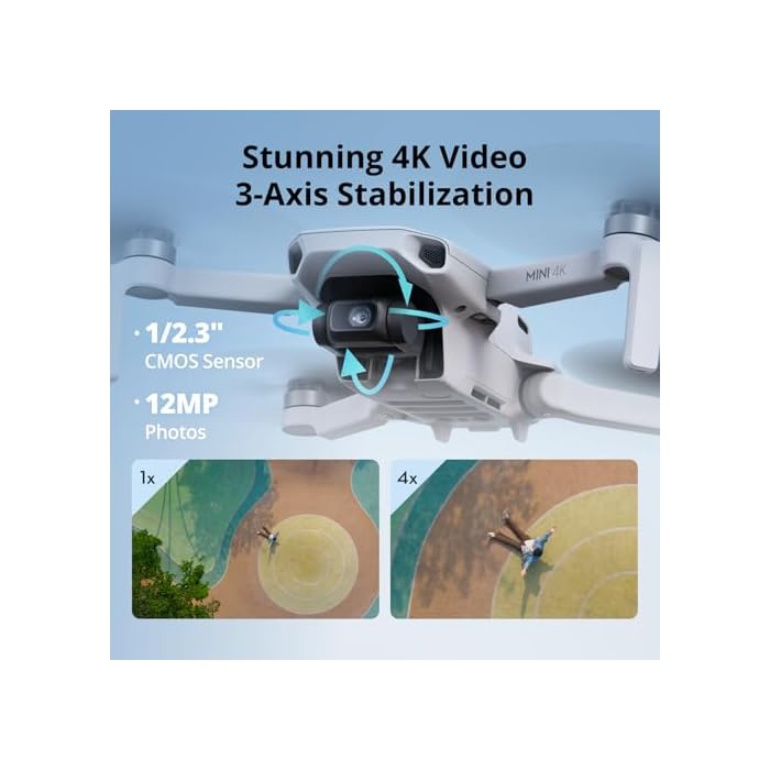 DJI Mini 4K Hand Size Camera Drone - Image 3