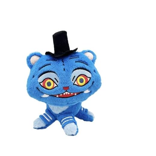 Derpy Tiger Plush Demon Hunters Toys, Cute Tiger Stuffed Animal 7 Inch, and Soft Toys for Fans and Kids(Hat Tiger)