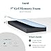Lucid 5 Inch Memory Foam Mattress â€“ Low Profile - Firm Feel - Infused with Bamboo Charcoal and Gel - Bed in a Box - Temperature Regulating - Breathable - Twin Size