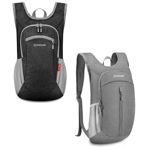 Mochila plegable ligera ZOMAKE 10L para senderismo miniatura 1
