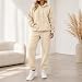 Jogginganzug Damen Mit Kapuze Outdoor Freizeitanzug Sporthose Hoodie