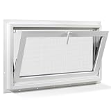 COLORPAPA Vinyl Hopper Basement Window 36x24