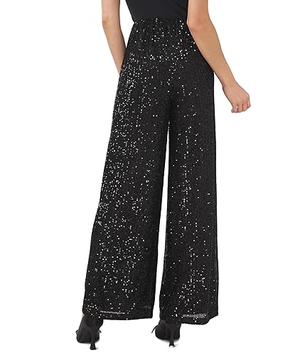 CeCe Pull-On Elastic Waist Wide Leg Pants2