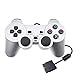 Produktbild Skryo Durchsichtiger transparenter PS2 Controller Ersatz Joystick für Sony Playstation 2 (Silber)