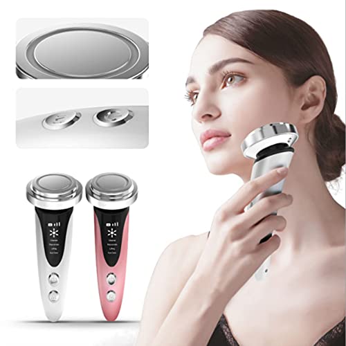 InfiniteTEC Portable Facial Tightening Device Hydrating Skin Care Machine Device to Lift Anti-Aging Cleansing Reduce Wrinkles Deep Absorb Nutrient Solution Wand Home Spa (Pink)