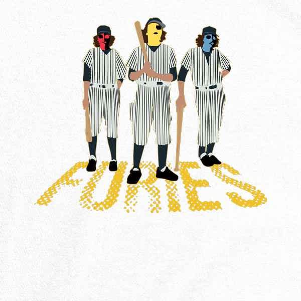 Pop Threads Baseball Furies Minimalist 70s Graphic Tee T-Shirt for Men2