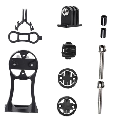 Toddmomy Cycling Computer Mount Aluminum Alloy Lightweight Easy Install Disassemble Bike Computer Mount Speedometer Mount for Comfort