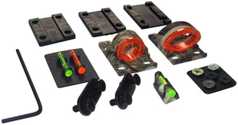 Dead Ringer Mossy Oak Killer Combo Shotgun Sight Kit | Superior Brightness | Windage and Elevation Adjustment