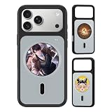 Ymuyus Smart Case for iPhone 17 Pro Max, with 1.85' Back HD Screen Touch Display, Magnetic Case with Live Notification Sync, Music Control, Custom Watch Face, Photo Preview (Black, iPhone 17 Pro Max)