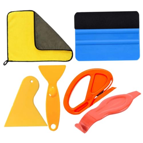 jojofuny Herramientas Para Aplicar Papel Tapiz Kit Completo Escobilla De Herramientas Para Film De Coche