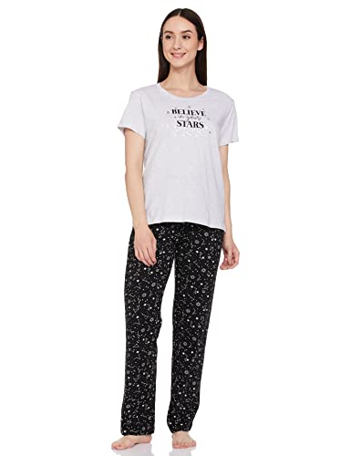 Image of Max Cotton Women Printed T-Shirt and Pajama Set