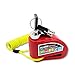 D1M Lucchetto Antifurto Moto Allarme Freno a Disco Bloccadisco Antifurto Lucchetto di Allarme per Moto Con Blocco del Disco di Sicurezza del Suono di Allarme 110db per Moto Bici Scooter (Rosso)