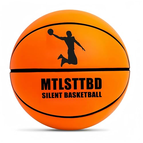 Image of Silent Basketball,Silent Basketball Dribbling Indoor,2024Foam Basketball Silent 7-24cm /9.44in Dunk Basketball Indoor Training （Size:NO.7）