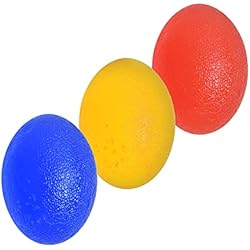 Anti Estrés Bolas 3 PCS Pelota Antiestrés de Silicona Pelota para Aliviar el Estrés Pelota Rehabilitacion Mano para Entrenamiento de Artrosis y Artritis Entrenador de Dedos(3 Niveles de Resistencia) 3 Anti Estrés Bolas 3 PCS Pelota Antiestrés de Silicona Pelota para Aliviar el Estrés Pelota Rehabilitacion Mano para Entrenamiento de Artrosis y Artritis Entrenador de Dedos(3 Niveles de Resistencia)