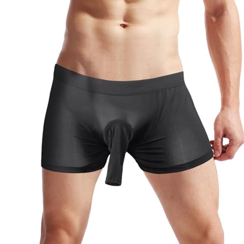 Men's Pouch Underwear Briefs with Elephant Nose Classic Exotic Boyshort Jock Strap Bulge Enhancement Elephant Trunk4