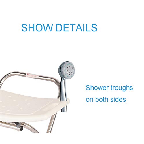 Banc de siège de douche réglable contre le manque d'équilibre au bain - 5
