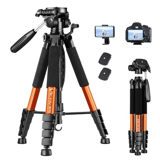 Victiv 74-Inch Professional Camera Tripod