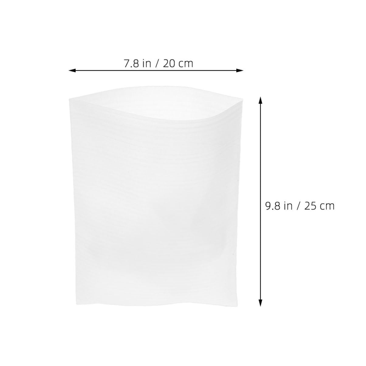 Bolsas de Espuma Epe de Color Claro para Embalaje Reutilizables y Resistentes al Desgarro, 100 Piezas para Proteger Cristalería en Mudanzas y Transporte
