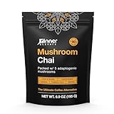 Inner Elevate Mushroom Chai - Ultimate Coffee Alternative - Adaptogenic Mushroom Tea Drink with Lion's Mane, Cordyceps, Chaga, Reishi, Turkey Tail (90 Servings)