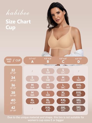 Image of habibee Jelly Bra for Women No Underwire Comfort Seamless Bras Push Up Wireless Bras Full Coverage Bralettes