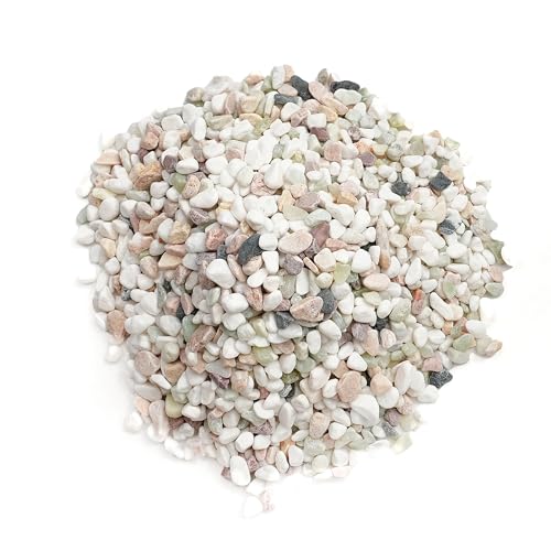 Image of CONSDAN 300 LBS Natural Gravel for Fish Tank, StoneCreek Betta Fish Aquarium Gravel, Vase Filler, River Rocks, Fish Tank Decorations, Perfect for Aquarium Decor, Fish Tank, Indoor Plant, Mixed Color