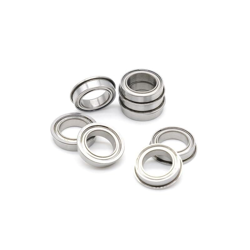 ABEC-7 F6700ZZ Flanschlager 10x15x4 mm (10 Stück) Doppelt geschirmte Rillenkugellager F6700 Z ZZ mit Flansch F6700Z,Bearing