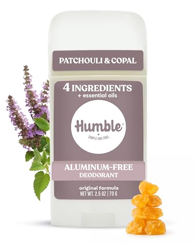 Humble Aluminum-Free Deodorant, Patchouli &amp; Copal - 1 Pack