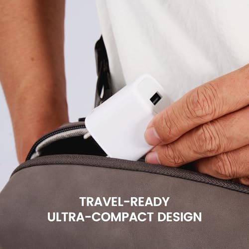 Image of DeperAI 12W Wall Charger USB Adapter, Compatible with iPhone, Samsung, Realme, Xiaomi, HTC and Oppo Mobiles, Fast Charging Adaptor, Supports UFCS, Wrap (White&Gray)