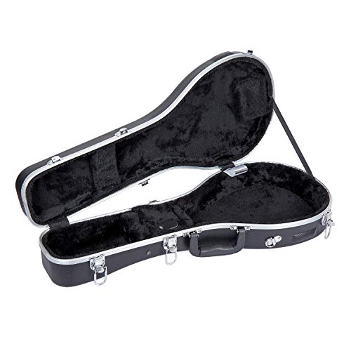 Image of Crossrock, ABS Molded Style Mandolin Hard Shell Case, Black (CRA861MABK)