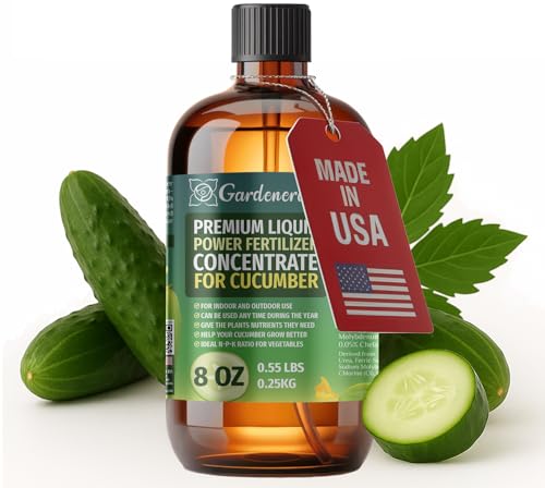 Liquid Power Cucumbers Fertilizer - Professional Liquid Plant Food for Cucumbers - Fast-Acting...
