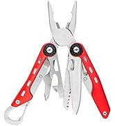 Amazonベーシック マルチツール ナイロンケース付き レッド 10イン1