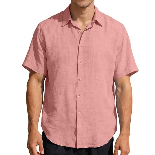 Chemise manches courtes homme coton mélangé anti-transpiration été