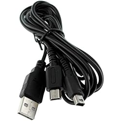 Cargador Nintendo Ds Lite Carrefour SATKIT Cable Cargador USB Dual para NDSLITE/NDSI/DSI XL/3DS